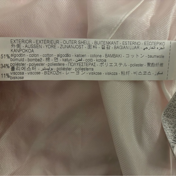 ZARA DOUBLE BREASTED TEXTURED WEAVE BLAZER - Picture 12 of 12